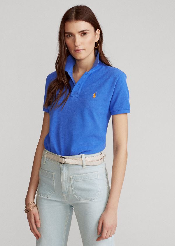 Polo Ralph Lauren Classic Fit Mesh Polo Shirt Dame Danmark (KNYOZ4517)